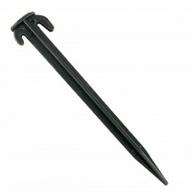 PIQUETAS PVC NEGRO 20CM PACK 10 UNID