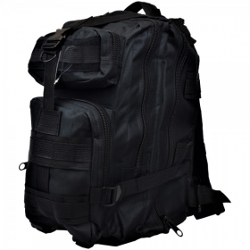 MOCHILA TACTICA 25L NEGRO