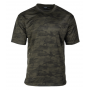 CAMISETA MALLA MILTEC WOODLAND NEGRO