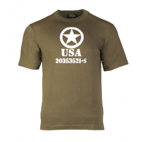 CAMISETA USA OLIVA
