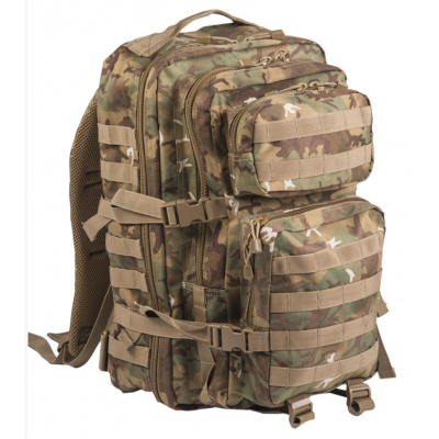 MOCHILA ASALTO MILTEC U.S. 36L. WOODLAND ARIDO