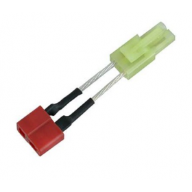 Conector T Plug hembra a Tamiya pequeña macho para baterías de airsoft
