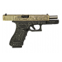 Pistola Airsoft We 17 Etched Glock Ivory Metal / ARMYCOP.ES