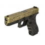 Pistola Airsoft We 17 Etched Glock Ivory Metal / ARMYCOP.ES