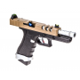 Pistola Airsoft Vorsk EU17 Vented Tan/Negro // ARMYCOP.ES
