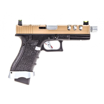 Pistola Airsoft Vorsk EU17 Vented Tan/Negro // ARMYCOP.ES