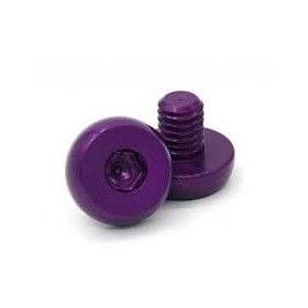 AIP 7075 ALUMINUM GRIP SCREWS FOR TOKIO MARUI 4.3 / 5.1 / TORNILLOS DE SUJECIÓN DE ALUMINIO LILA