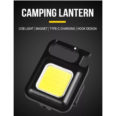 Mini Linterna Llavero Led Recargable Usb Camping Lampara