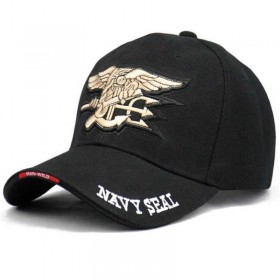 GORRA BEISBOL NAVY SEAL NEGRO