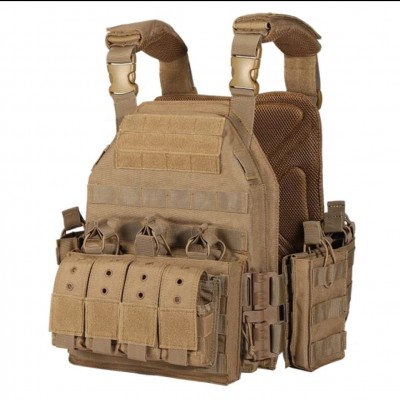 CHALECO TACTICO MOLLE COLOR TAN