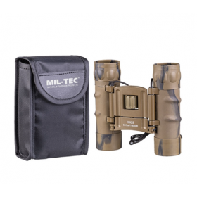 BINOCULAR PLEGABLE MILTEC GEN.II 10x25 TAN