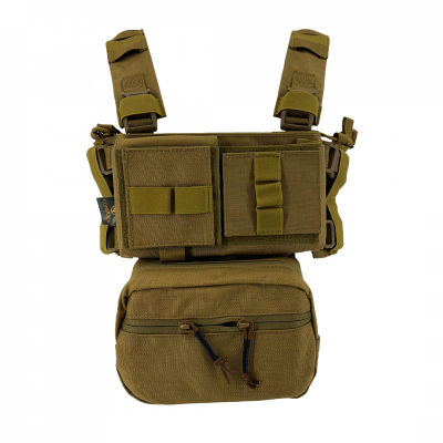 CHALECO CONQUER MINI CHEST RIG COYOTE