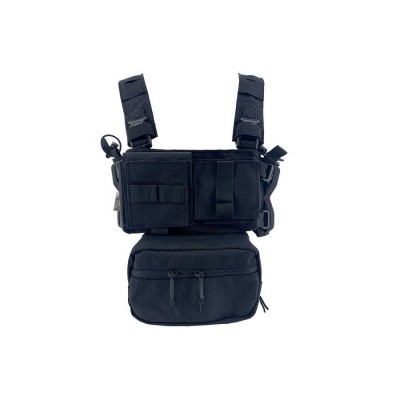 CHALECO CONQUER MINI CHEST RIG NEGRO