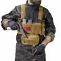 CHALECO CONQUER MINI CHEST RIG NEGRO