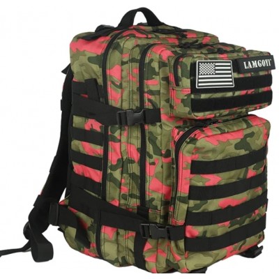 MOCHILA MOLLE 45 LITROS CAMO ROSA