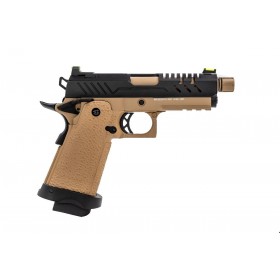 Pistola Airsoft Vorsk Hi-Capa 3.8 Gas Blowback Tan/Negra // ARMYCOP.ES