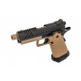 Pistola Airsoft Vorsk Hi-Capa 3.8 Gas Blowback Tan/Negra // ARMYCOP.ES