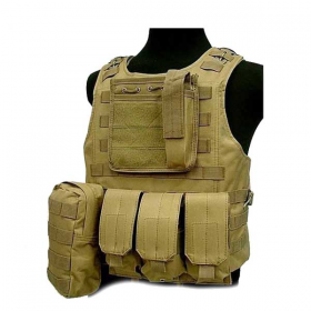 CHALECO FSBE TAN XL