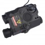 LINTERNA Y LASER ROJO FMA CON PULSADOR NEGRO // ARMYCOP.ES