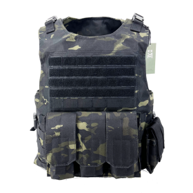 CHALECO TACTICO SIXMM FSBE MULTICAM BLACK