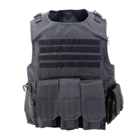 CHALECO TACTICO SIXMM FSBE NEGRO
