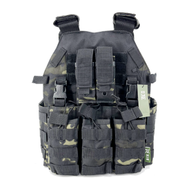 CHALECO TACTICO SIXMM 6096S MULTICAM BLACK