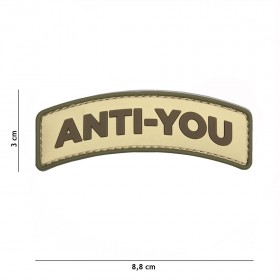 PARCHE PVC 3D ANTI-YOU COYOTE