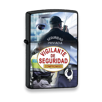 MECHERO ENCENDEDOR DE GASOLINA VIGILANTE SEGURIDAD