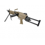 MK AIRSOFT  AMETRALLADORA APOYO 249 FN HERSTAL POLIMERO TAN