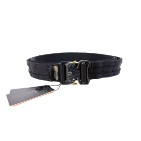 CINTURON CEÑIDOR MOLLE CONQUER DOUBLE BELT NEGRO