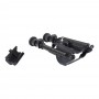 BIPODE PLEGABLE Y EXTENSIBLE BATTLEAXE NEGRO