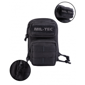LLAVERO MINI BOLSO DE ASALTO NEGRO MILTEC