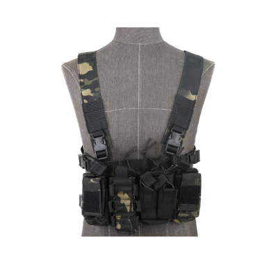 CHALECO CHEST RIG M4 MULTICAM BLACK