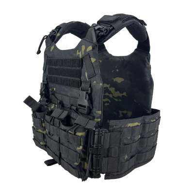 CHALECO TACTICO MOLLE FCS MULTICAM BLACK