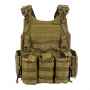 CHALECO TACTICO MOLLE FCS TAN