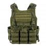 CHALECO TACTICO MOLLE FCS OD