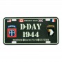PLACA LICENCIA D-DAY NORMANDY BEACH