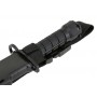 BAYONETA M9 DE GOMA NEGRO