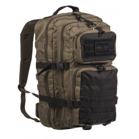 MOCHILA ASALTO MILTEC U.S. 36L. RANGER VERDE/NEGRO