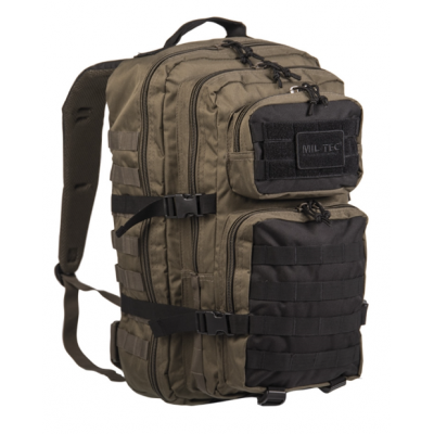 MOCHILA ASALTO MILTEC U.S. 36L. RANGER VERDE/NEGRO