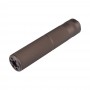 SILENCIADOR MEDIANO 155MM TIERRA OSCURA