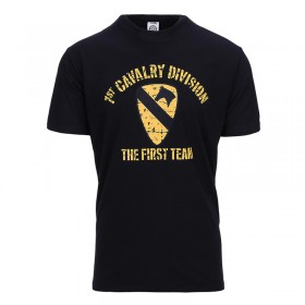 CAMISETA 1ST CAVALRY DIVISION NEGRA