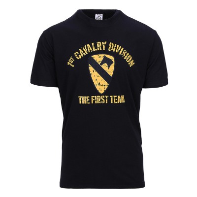 CAMISETA 1ST CAVALRY DIVISION NEGRA