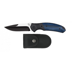 NAVAJA TACTICA NEGRA/STAMINA AZUL HOJA 8.50 CM