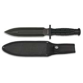 CUCHILLO TACTICO MIDWAY NEGRO HOJA: 18 CM