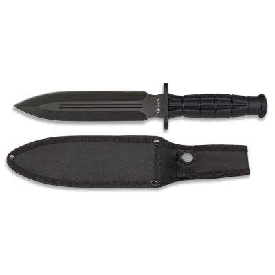 CUCHILLO TACTICO MIDWAY NEGRO HOJA: 18 CM