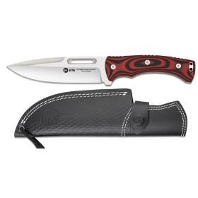 CUCHILLO K25 G10 ROJO/NEGRO HOJA: 15CM