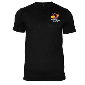 CAMISETA GUARDIA CIVIL ESPAÑA SILUETA NEGRA