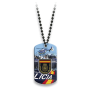 CHAPA PLACA CON CADENA POLICIA NACIONAL