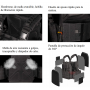 CHALECO TACTICO MOLLE VT83 YAKEDA MULTICAM NEGRO